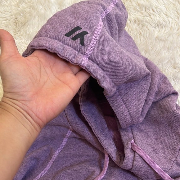 JAMES PERSE YIOSEMITE Women’s Light Purple Cropped Hoodie Sweater Size 1-S NWT - Picture 3 of 14